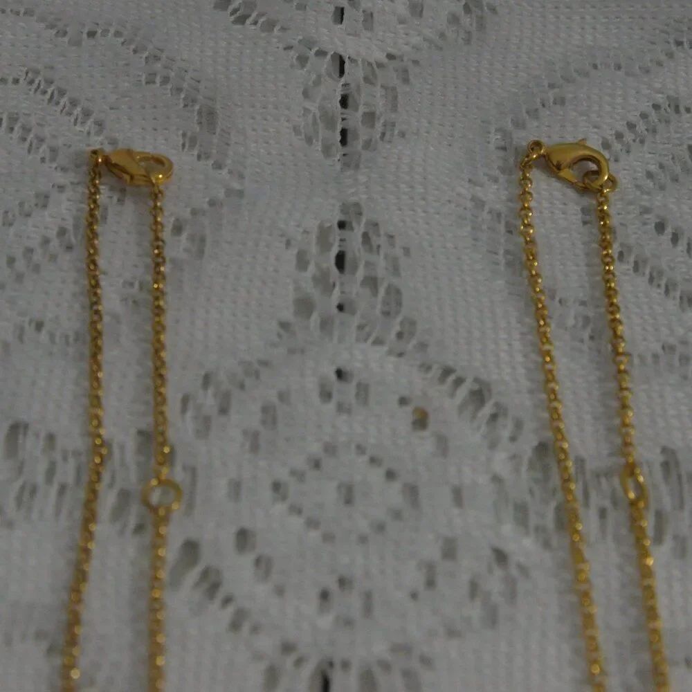 Pendant Necklace Set Floral Druzy and Sunburst Medallion - Picture 12 of 12